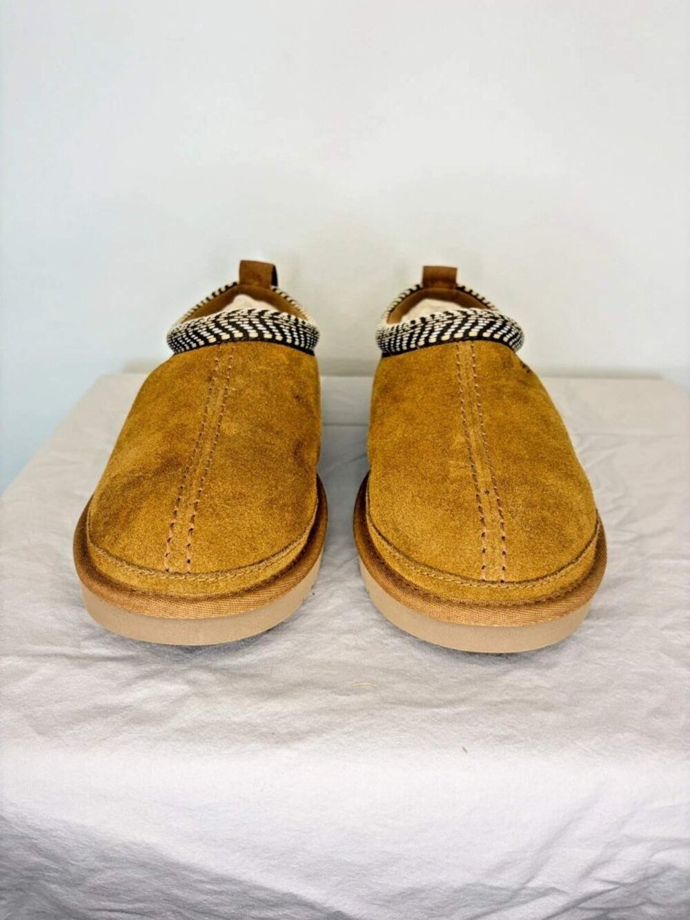 Koolaburra by Ugg Burree Slippers Women's Sz 8 Suede Faux Fur Lining Brown - Picture 8 of 11